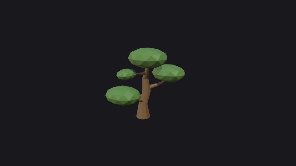 Middle-size tree [LowPoly]