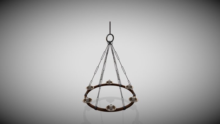 medieval chandelier 3D Model