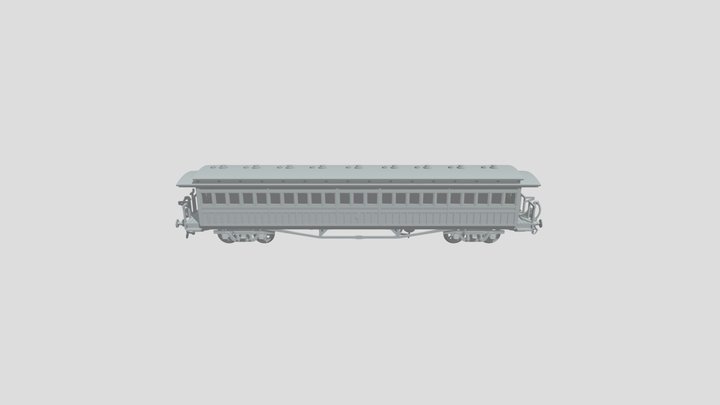 1/150　九州鉄道　イロブ1 3D Model