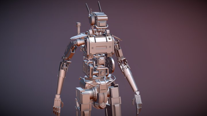 Robot Chappie 3D Model