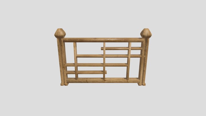 Wooden Fence – Modello 3D gratuito STL