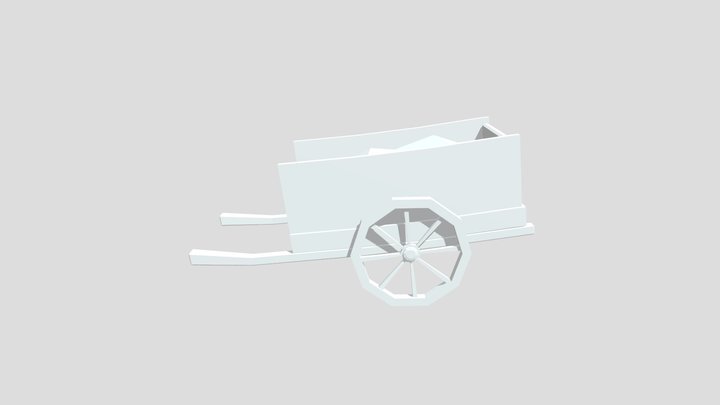 Wheel Barrow 3D Model