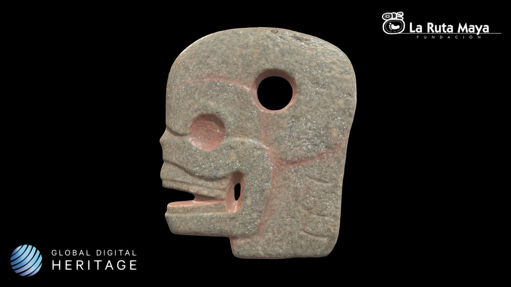 Hacha with skull features