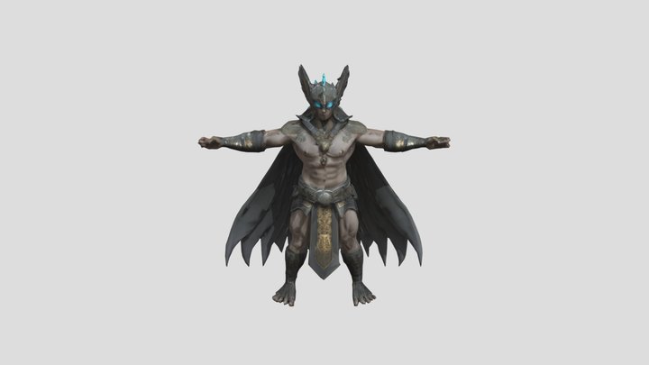 monstro guerreiro 3D Model