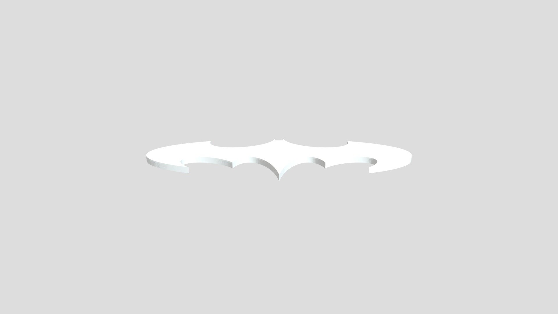 Old Batarang - 3D Print Ready
