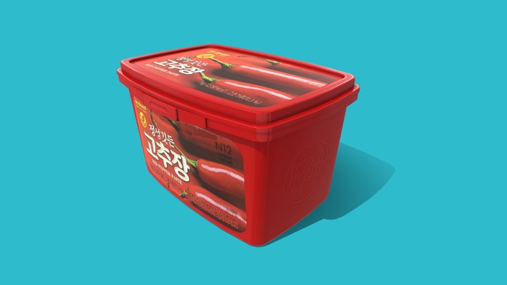 gochujang Korea – Kostenloses 3D-Modell STL