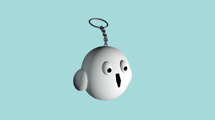 Owl keychain - 3December 3D Model