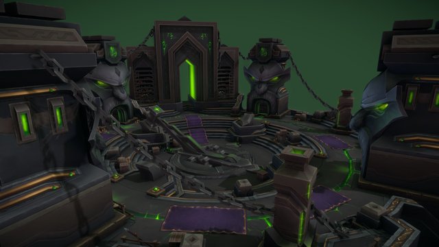 Wow Contest - Corrupted Dwarf Forge WIP 3D Model