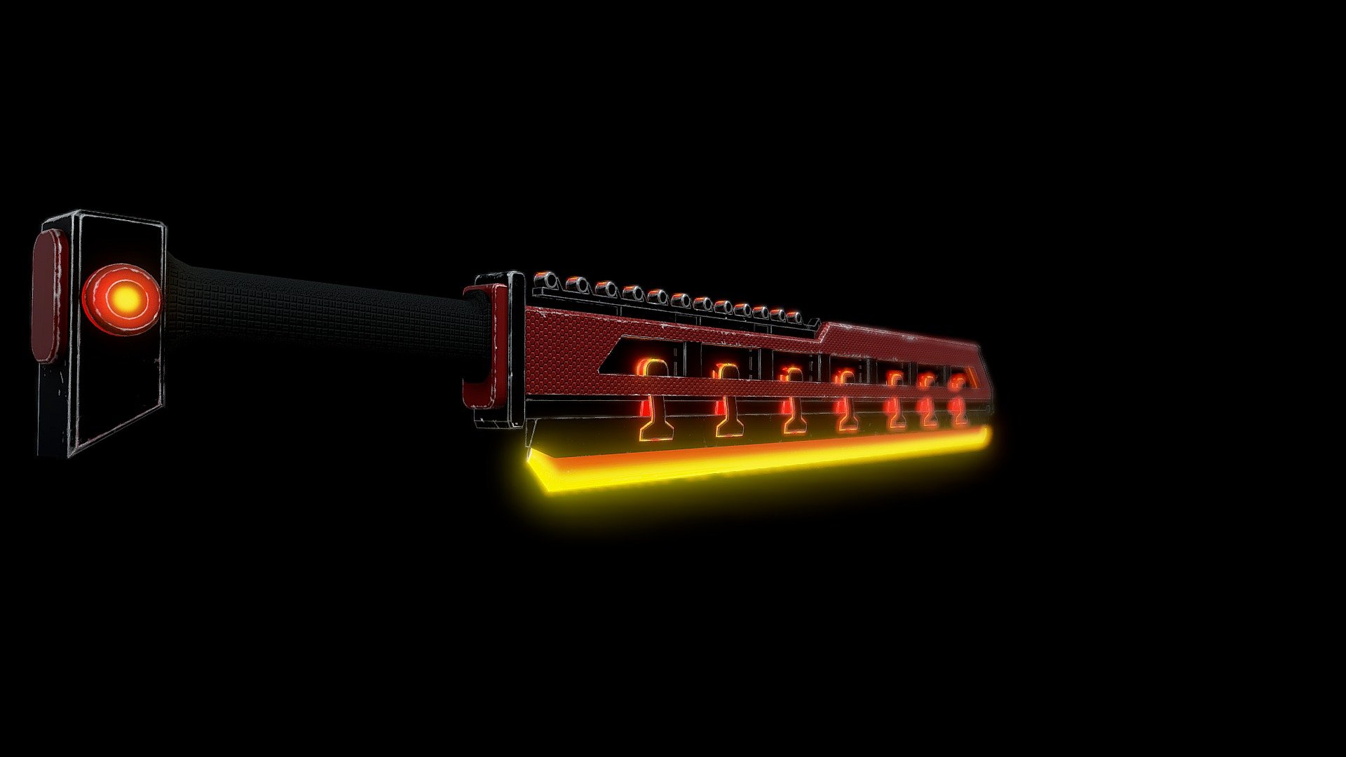 Cyber Samurai Pepe edition sword - 3D model by UnrealAssets.io ...