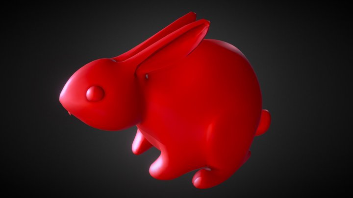 Rabbit Print 3D Model