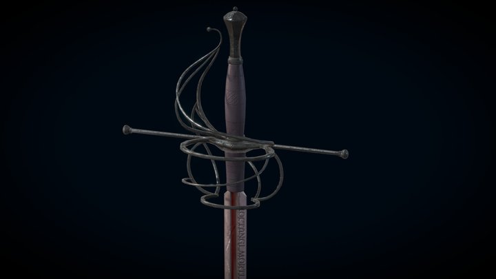 Rapier Red Thread 3D Model