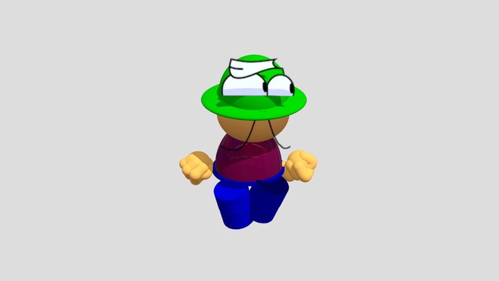 Disruption Bambi Fnf 3D Model