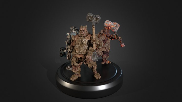 Bone monster 2 3D Model