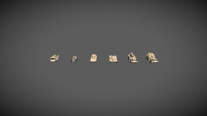 RTS | Vehicles 3D Model