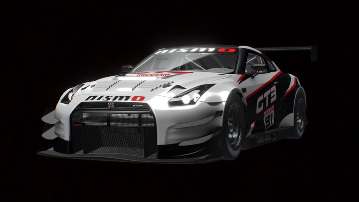 Nissan GTR GT3 3D Model