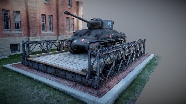 M4 Sherman Easy 8 — Calgary, Canada 3D Model
