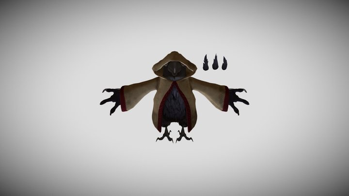 Kenku character model 3D Model