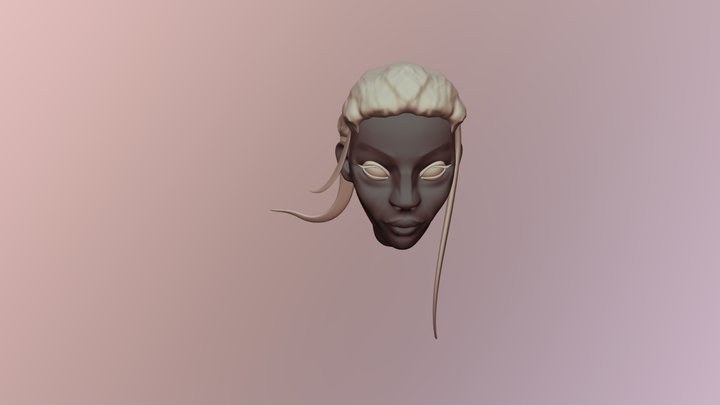 Fem Head 01 3D Model