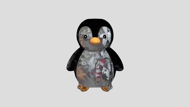 Penguin Plushie 3D Model