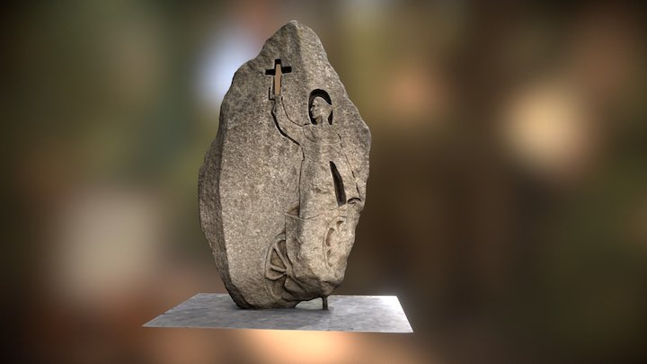 St. Johann von Capistran Monument in Munich 3D Model