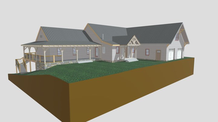 NH Farmhouse Dec 7 3D Model