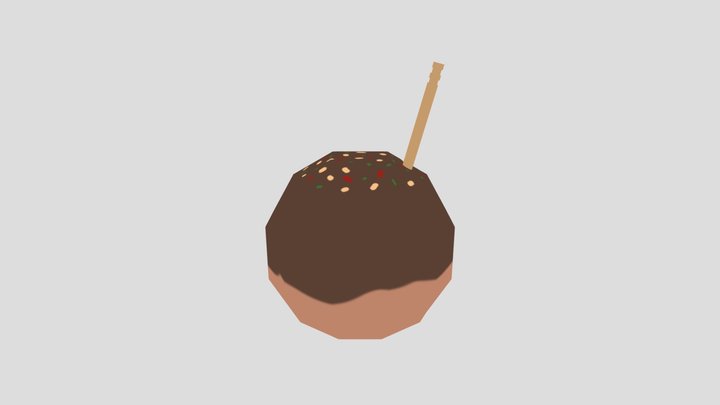 Takoyaki 3D Model
