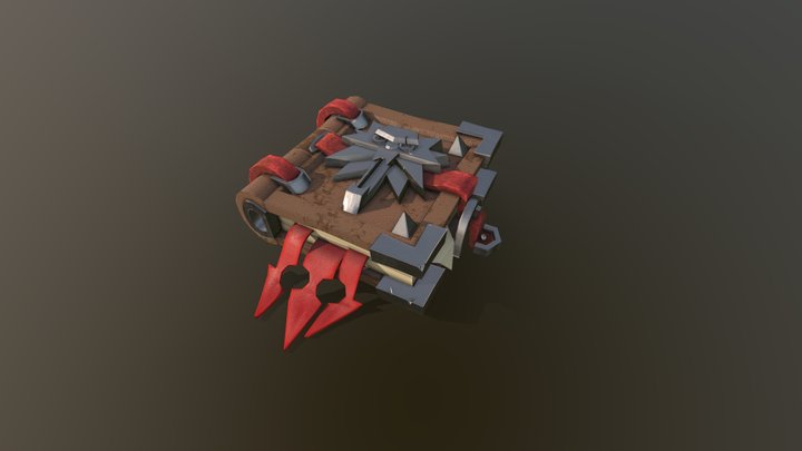 WITCHER Book 3D Model