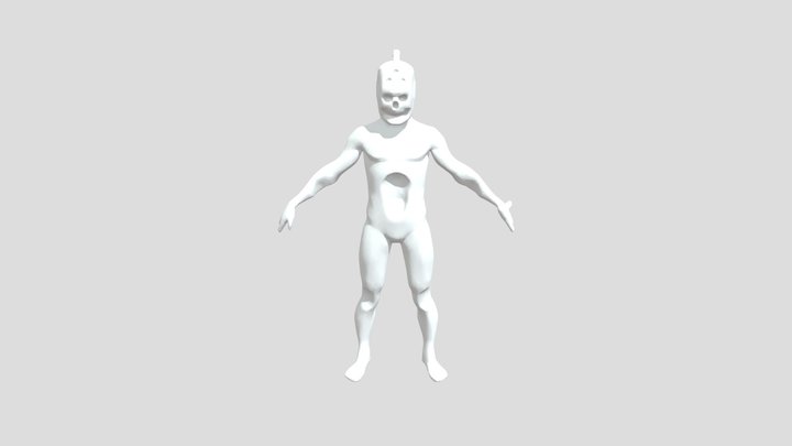 Hive mind Alien 3D Model