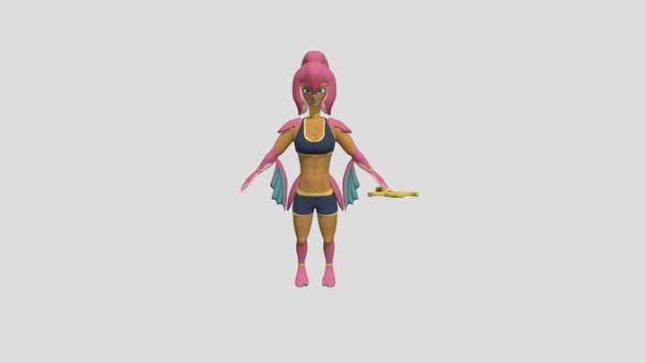 BOTW inspired Gerudo Zora hybrid 3D Model