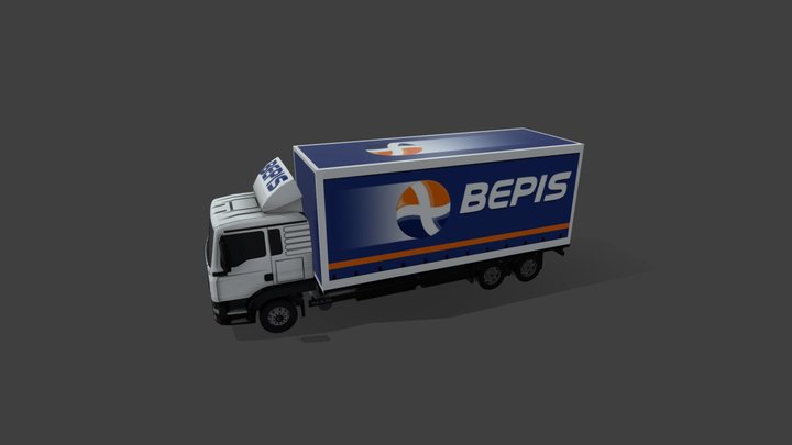 Truck_ Papci_ Model 3D Model