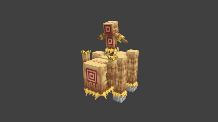 Classic huge training dummy 3D Model