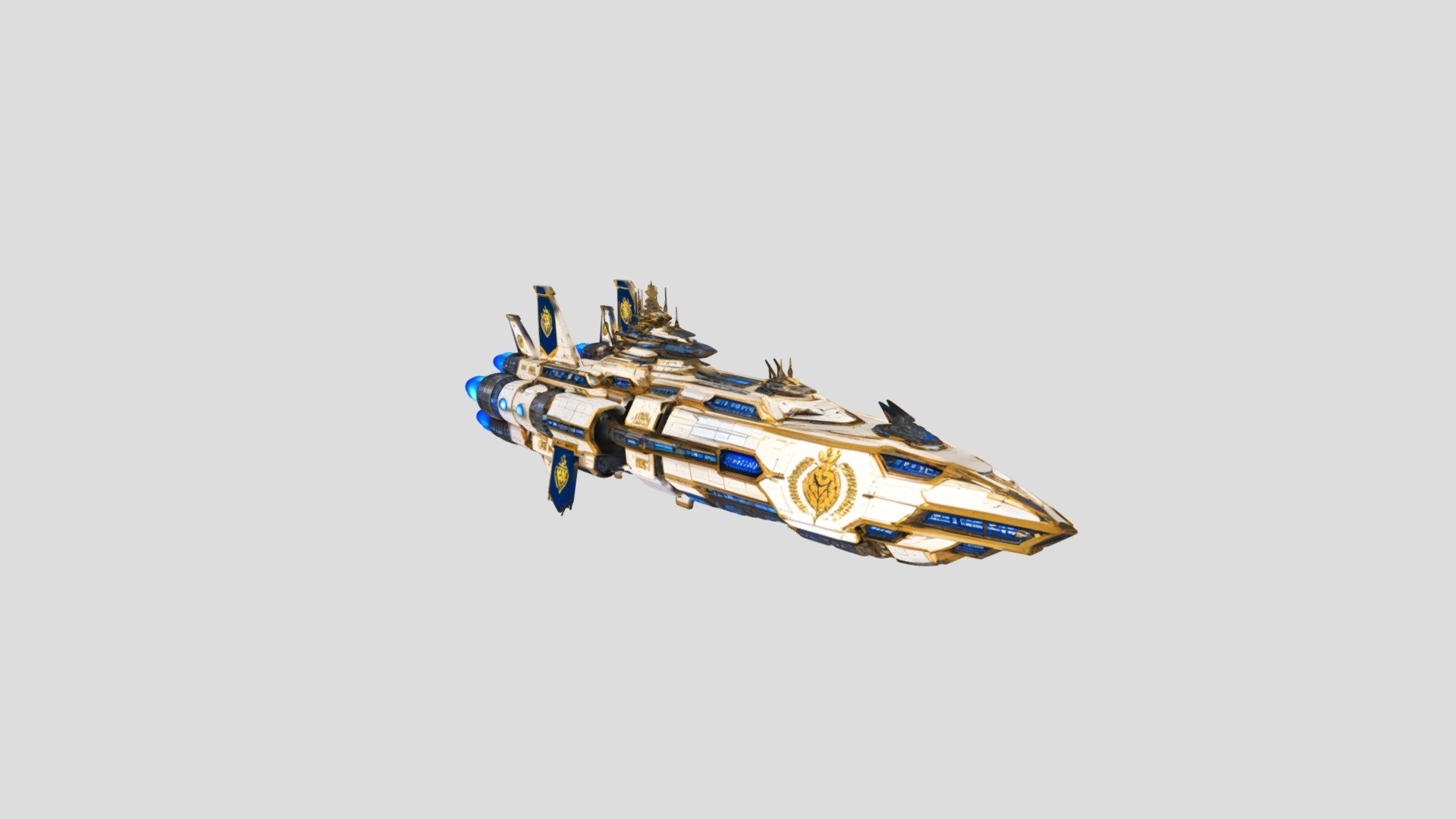 Galactic Lion FlagShip - 3D model by jorgebaby (@jorgebaby160) [12f2a5c ...