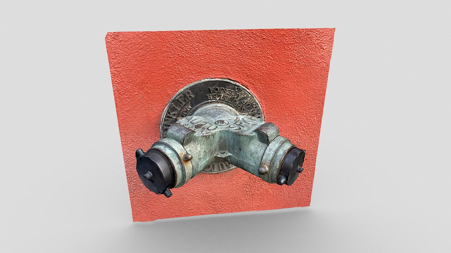 Wall mounted fire hydrant, Palo Alto