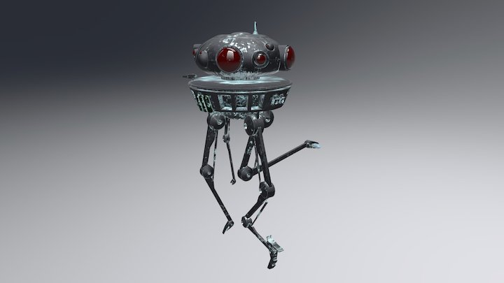 Imperial Viper Droid 3D Model