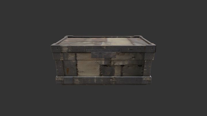 ARMORED CRATE (STEAM WORKSHOP) 3D Model