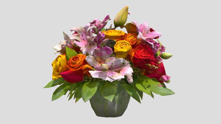 Flower Arrangement – Kostenloses 3D-Modell STL