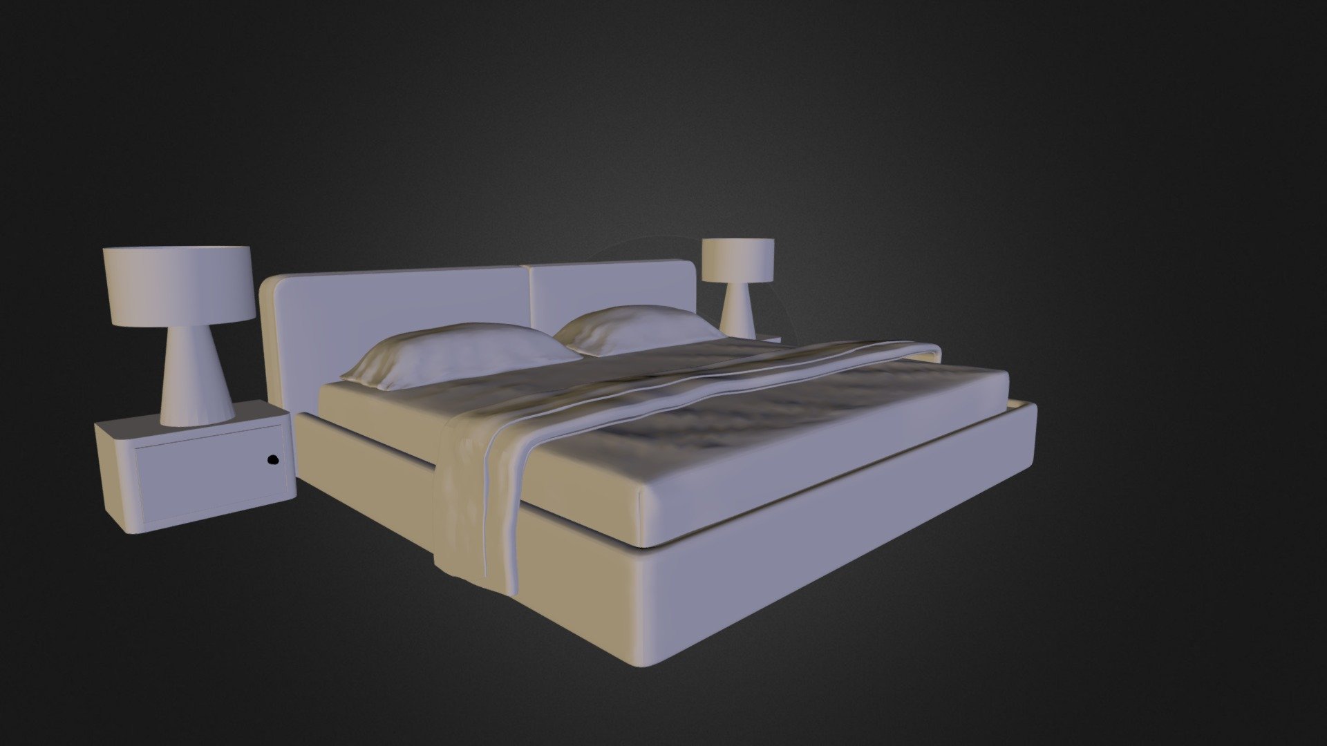 bed1 - 3D model by GowithgodMotherfuxker [12f7b85] - Sketchfab