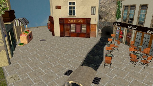 CityScene_Montpellier 3D Model