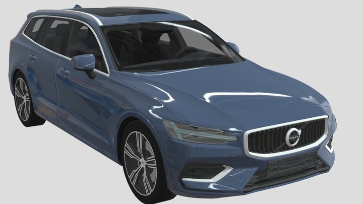 Volvo V60 T6 AWD 3D Model