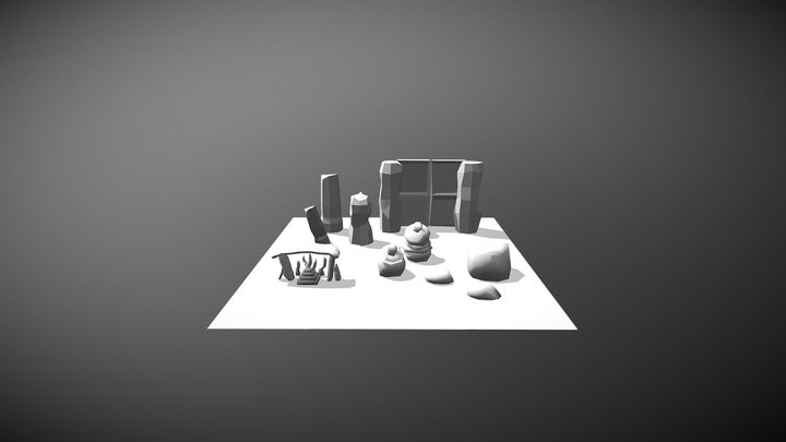 Bouraki Set 1 3D Model