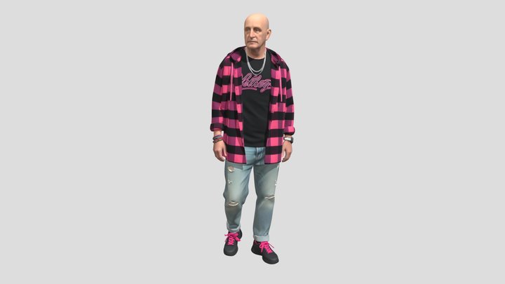 Pink Plaid Rebel – Modelo 3D gratuito STL