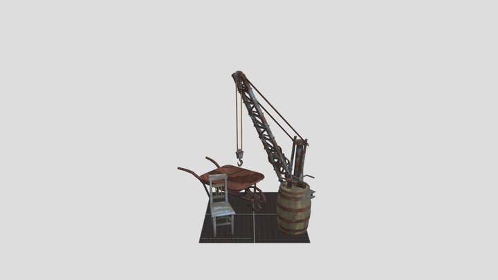 DAE 5 Finished props - BY THE OCEAN 3D Model