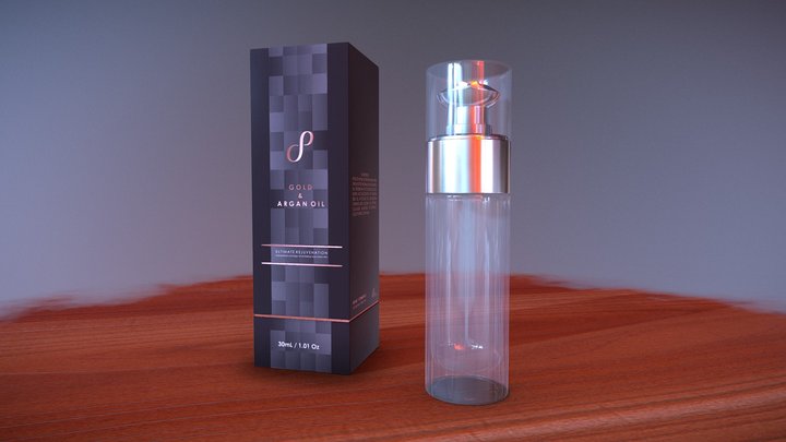 Cosmetic Concept 3D Model