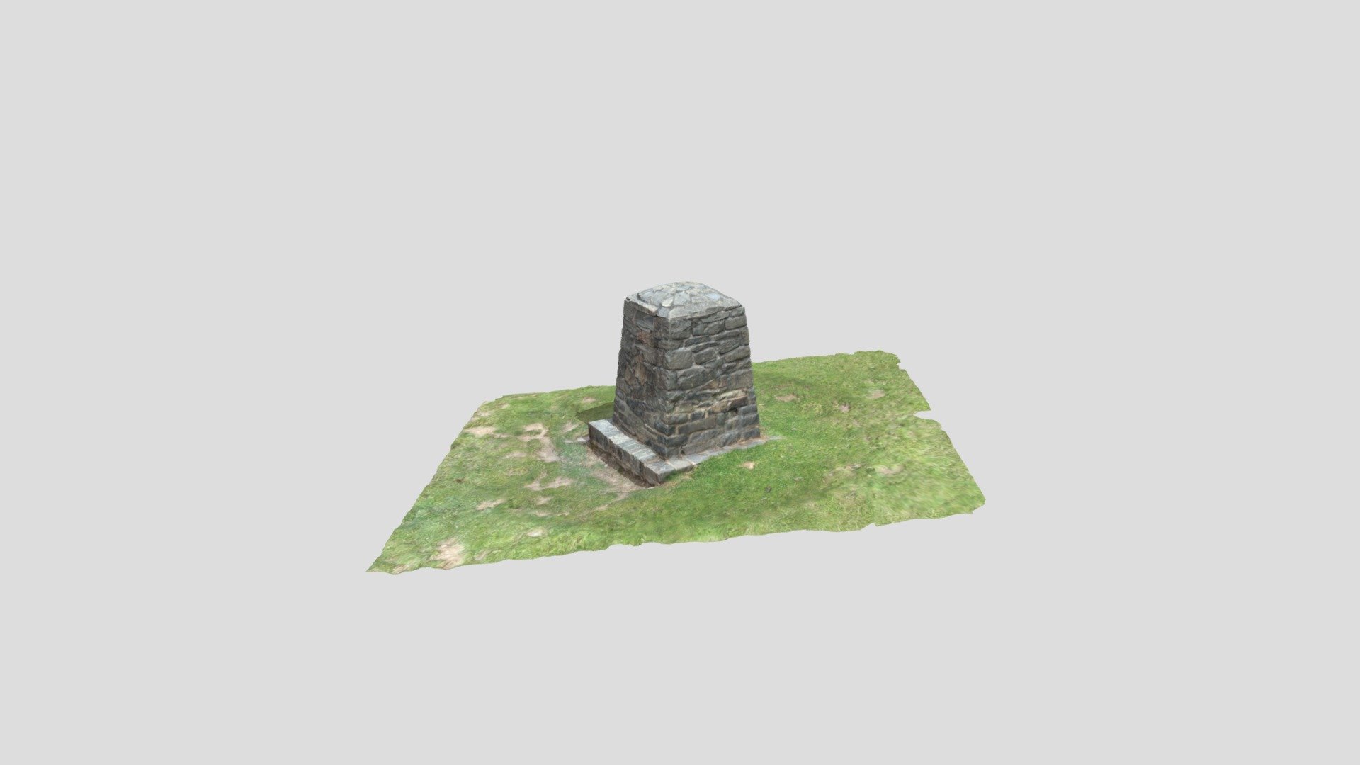 Historical stone masonry road structure