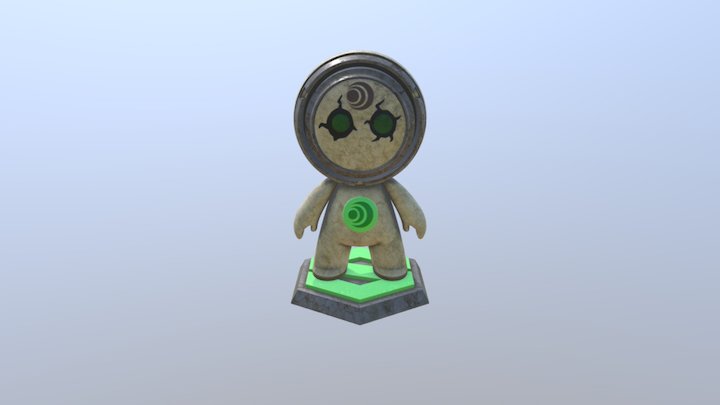 Unbroken Farore Statue 3D Model