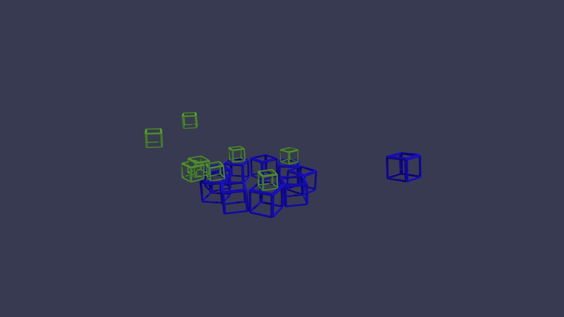 Multibrush test cubes