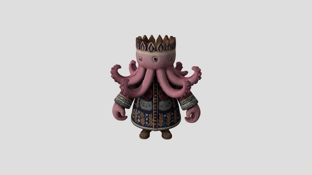 Pink Octopus King