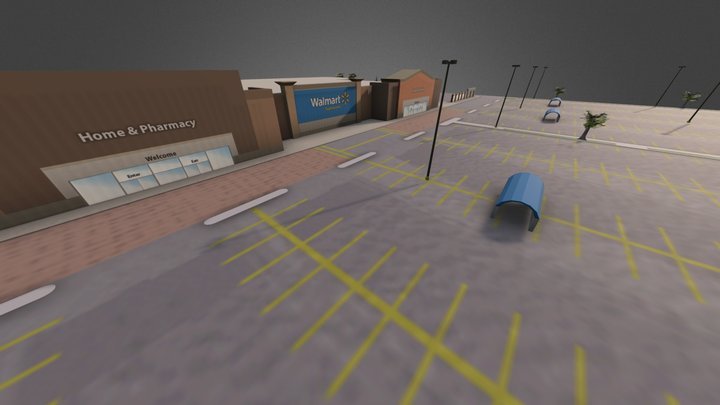 Walmart 3D Model
