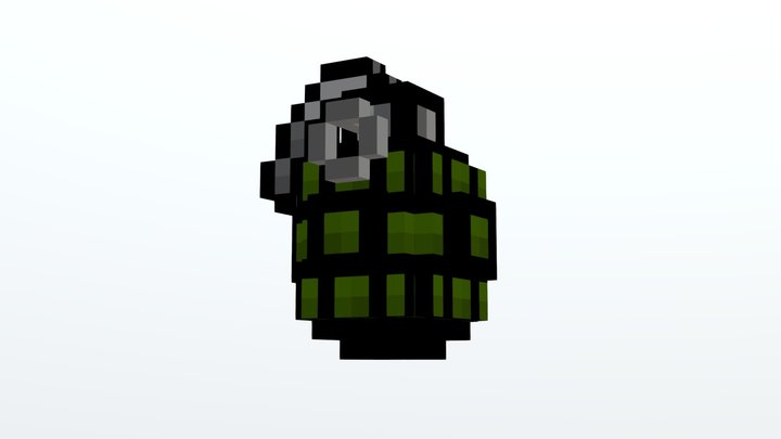 Frag Grenade (Pixel Gun 3D) – Modèle 3D gratuit STL