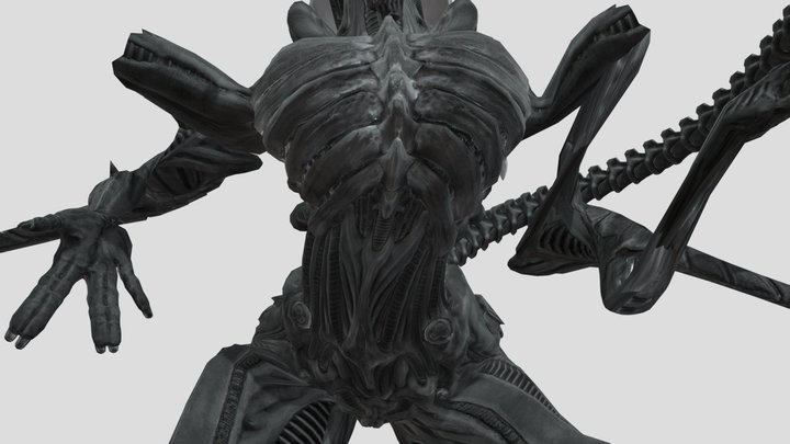 Xenomorph Female Alien [NSFW] 3D Model